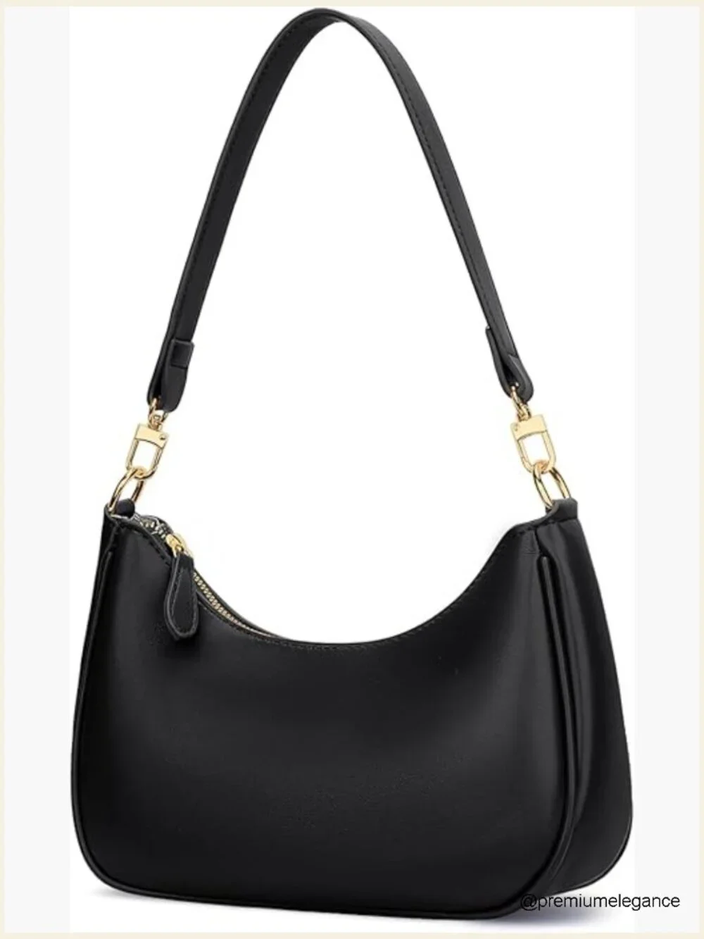 Cute Hobo Shoulder Bag with Chain Strap, Faux Leather Handbag for Women